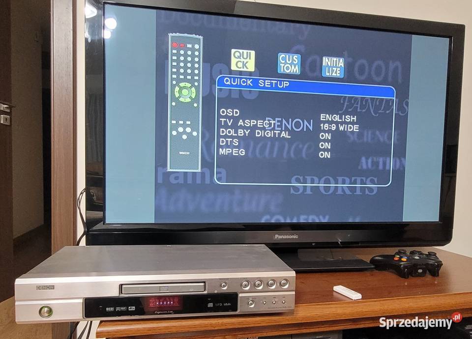 DENON DVD1910 odtwarzacz DVD CD MP3 WMA z Denon Zalesie Golczowskie