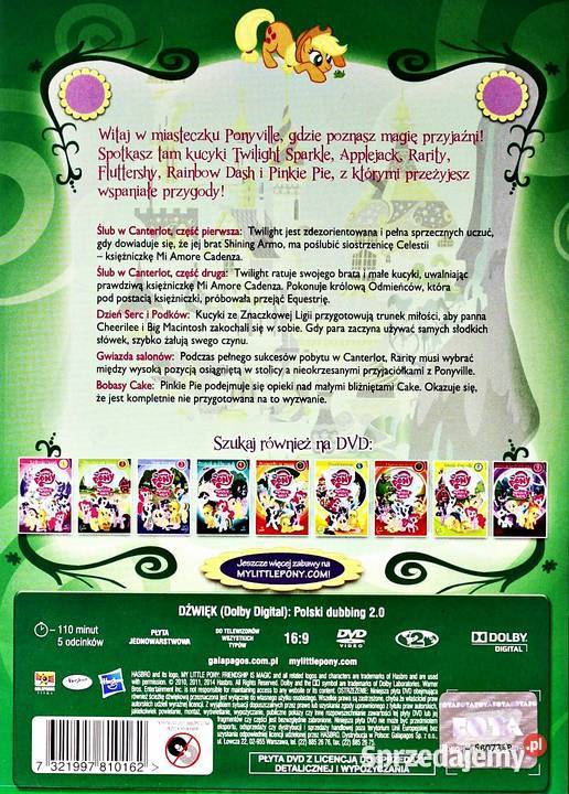 MY LITTLE PONY PRZYJAŹŃ TO MAGIA KRÓLEWSKI ŚLUB Kalisz