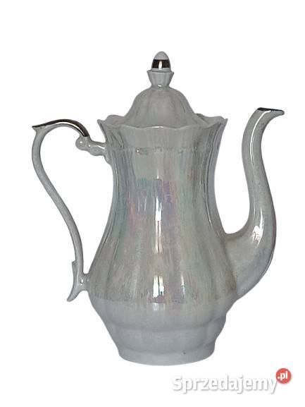Dzbanek Kawowy Szkliwiony Porcelana Wałbrzych sprzedam
