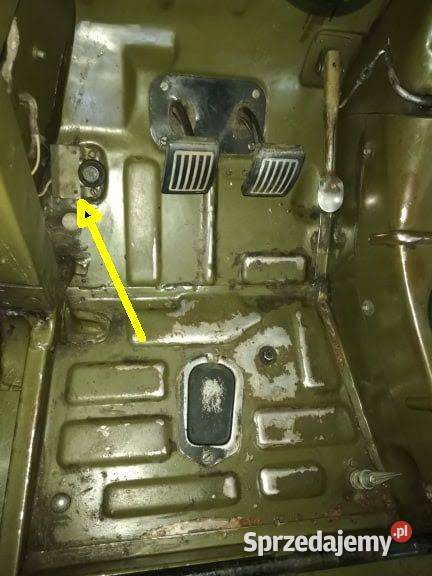 gaz69 osłona przełącznika nożnego swiateł Karoseria Kraków