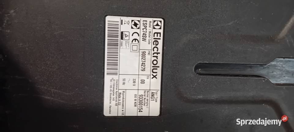Odkurzacz Electrolux silentperformer cyclonic małopolskie Gołkowice Dolne
