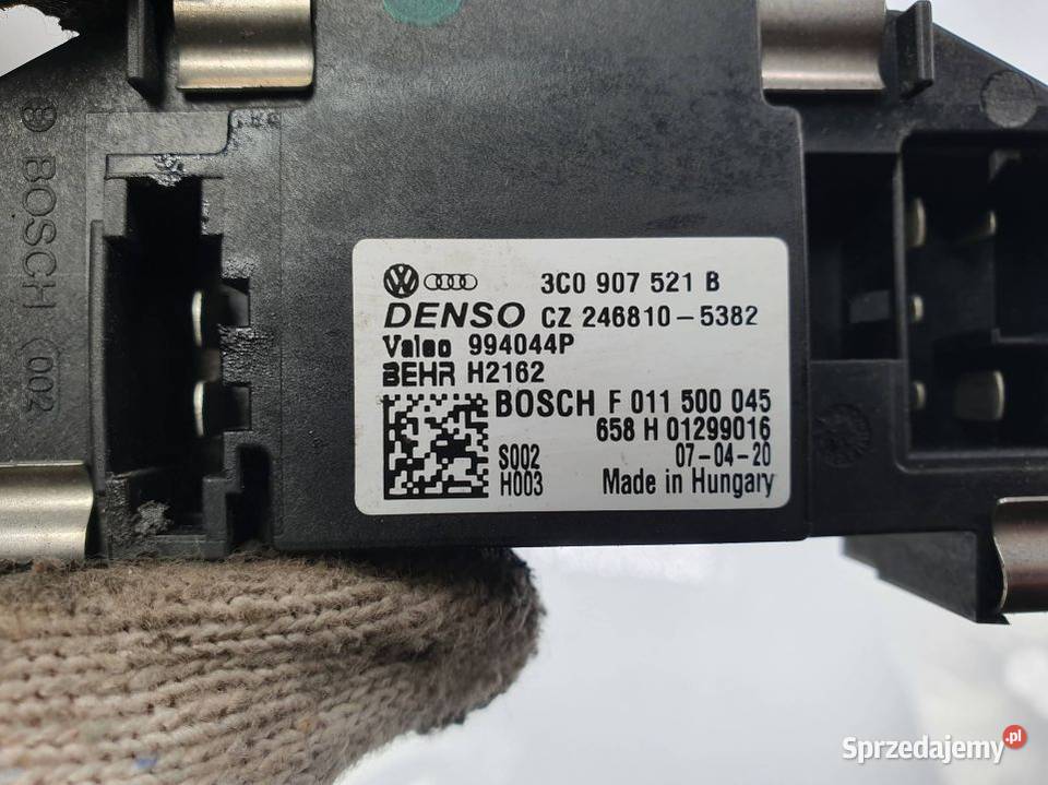 REZYSTOR DMUCHAWY VOLKSWAGEN PASSAT B6 Pozostałe Lipno