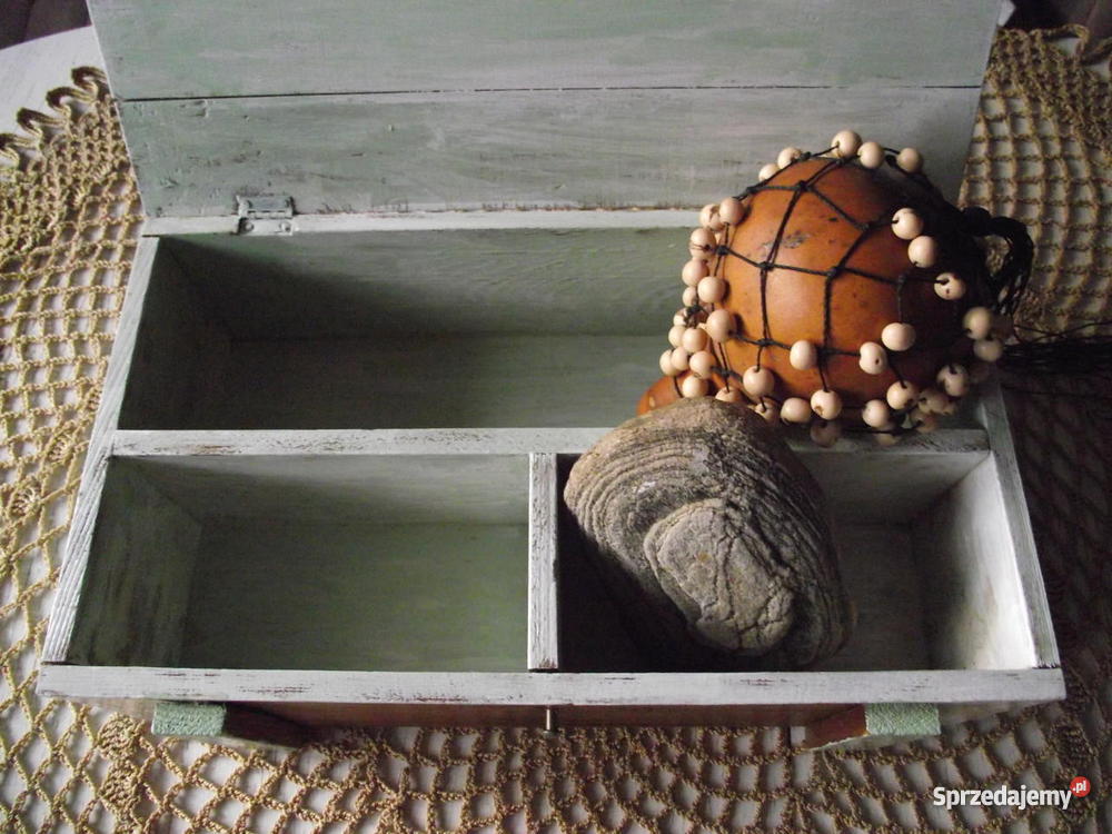 SKRZYNIA NA SKARBY RENOWACJI SHABBY CHIC Piła