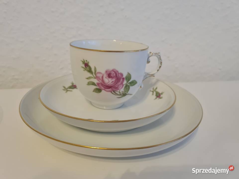 Filiżanka Furstenberg trio w róże Porcelana i szkło Gorlice sprzedam
