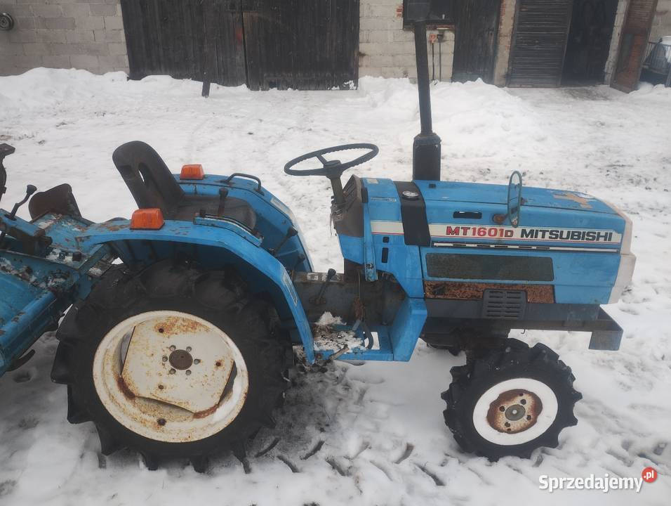 Mini traktorek 4x4 z glebogryzarką Mitsubishi Słowiki Stare