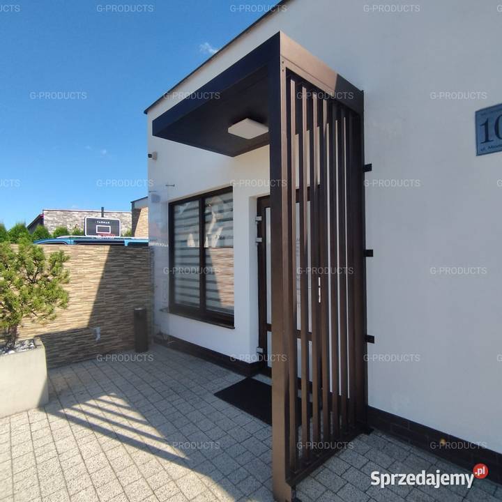 Daszek drzwi zadaszenie drzwiami premium