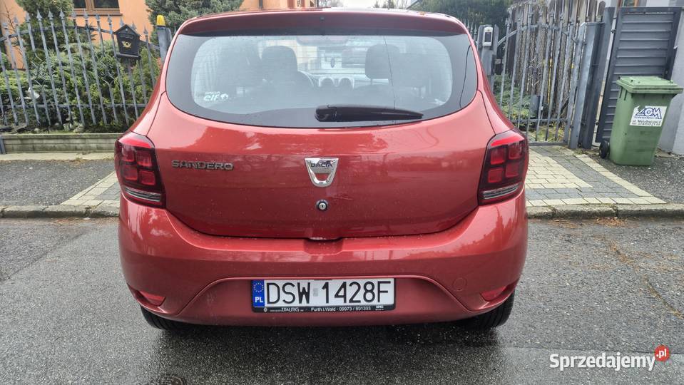 Zadbana Dacia Sandero Lift Led Serwisowana wspomaganie kierownicy Świdnica