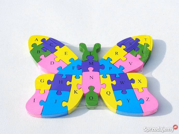 PUZZLE drewniane edukacyjne Różne wzory Śleszowice sprzedam