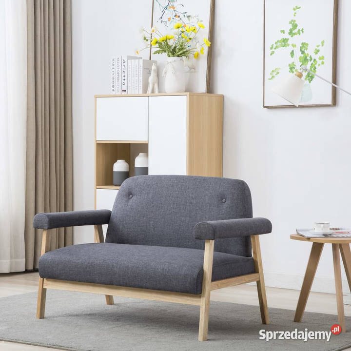 Sofa 2osobowa tapicerowana materiałem Sofy i kanapy mazowieckie Warszawa sprzedam