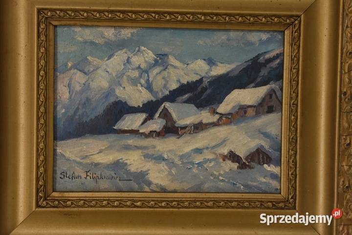 Stefan Filipkiewicz Widok na Tatry Rysy Polski Kraków