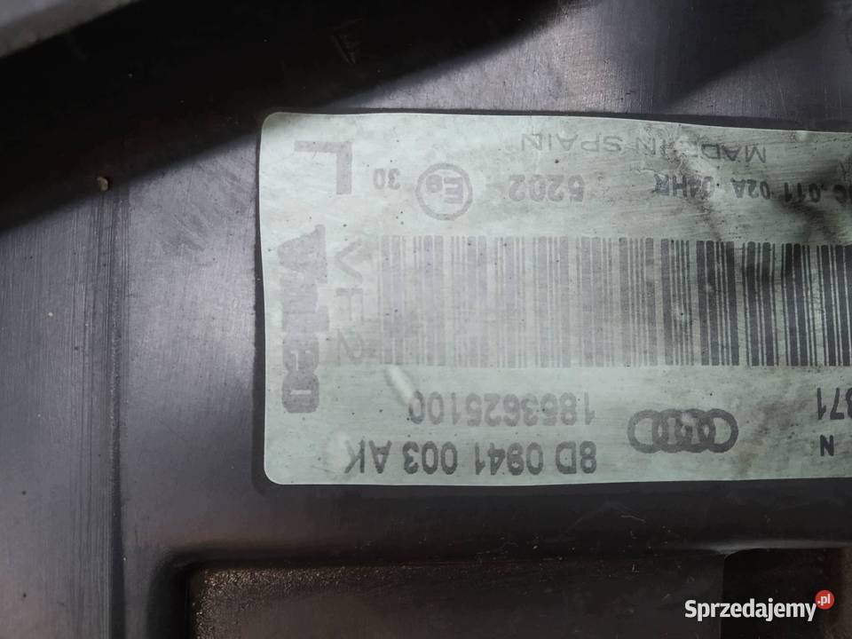LAMPA PRZÓD LEWA LIFT 8D0941003AK Audi A4 I sprzedam
