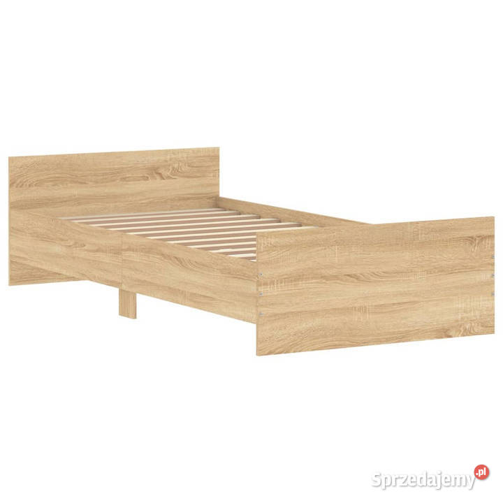 Łóżko bez materaca dąb sonoma 90x200 WM835927 Warszawa sprzedam