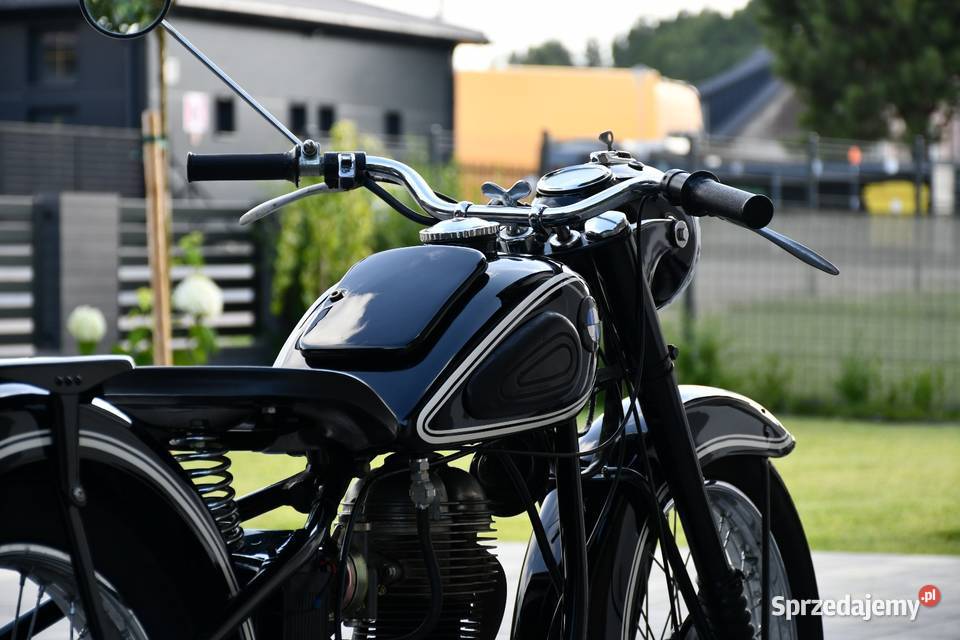 Bmw R25 z 1951 roku numery silnika i ramy zgodne Gdańsk