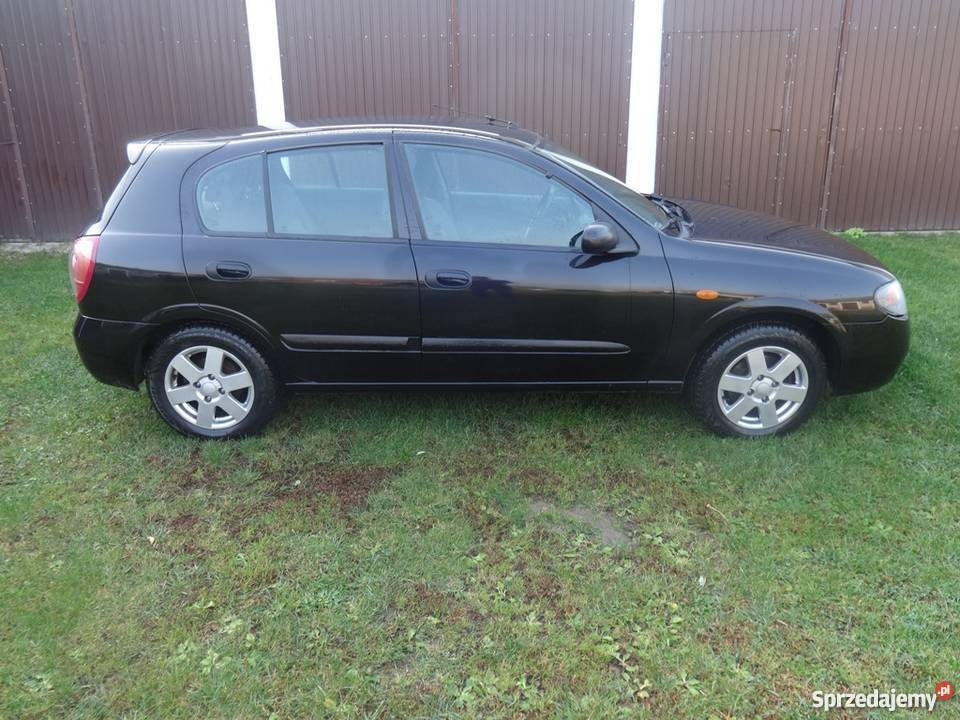 Nissan Almera N16 salon 15 LPG 5 drzwi czarny kupiony w polskim salonie Boguty-Pianki