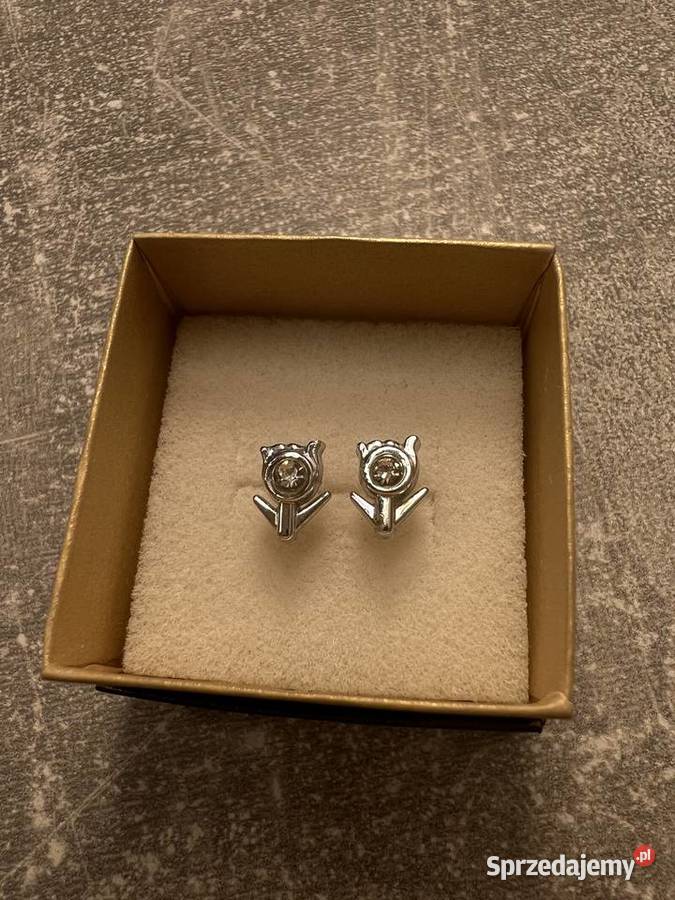 Kolczyki srebrne kwiaty kwiatki kwiatek kwiat Jasło sprzedam