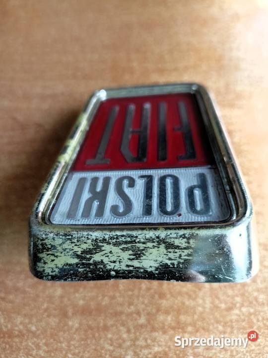 Oryginalny Emblemat POLSKI FIAT do Fiata 125p Tarnobrzeg sprzedam