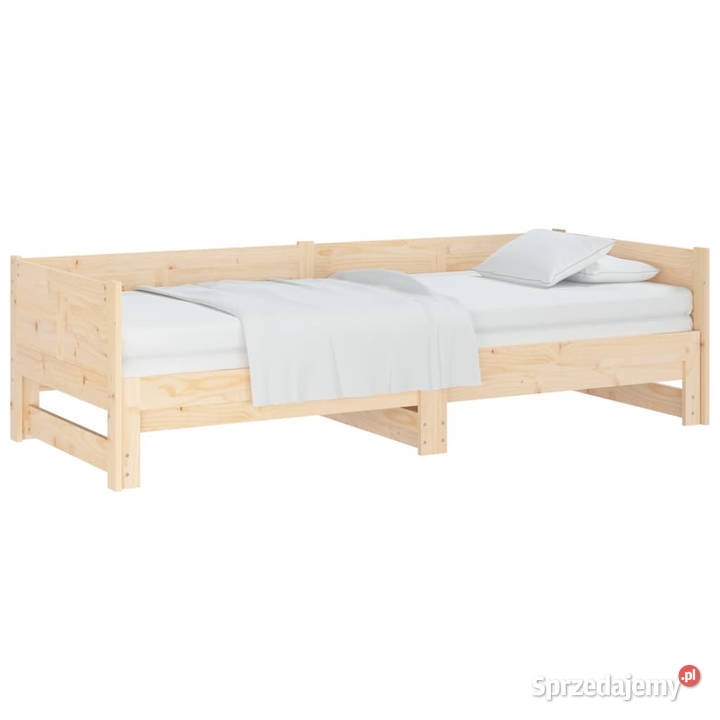 Łóżko rozsuwane lite drewno sosnowe 2x80x200 Warszawa