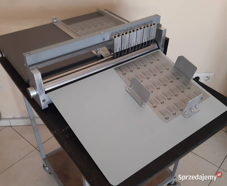 Nacinarka do etykiet samoprzylepnych Produkcja Krapkowice sprzedam