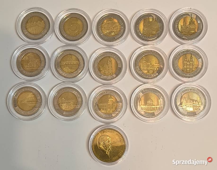 5 15 monet z serii Odkryj Polskę 2017 2025r 2 pomorskie Lębork