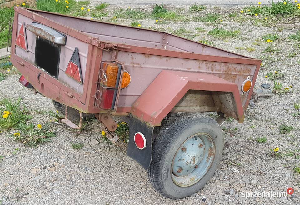 Zarejestrowana przyczepka samochodowa SAM burtowe Do samochodów osobowych