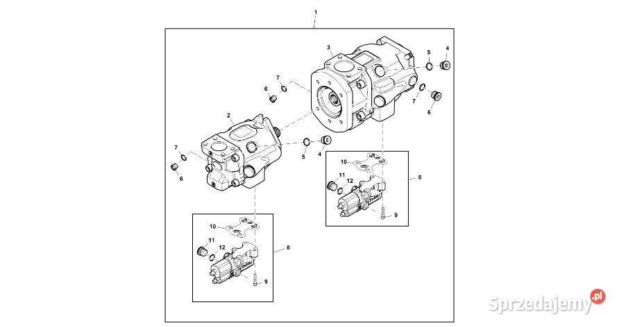 John Deere 9470RX Sterownik pompyzaworu RE576761 Jastrzębniki