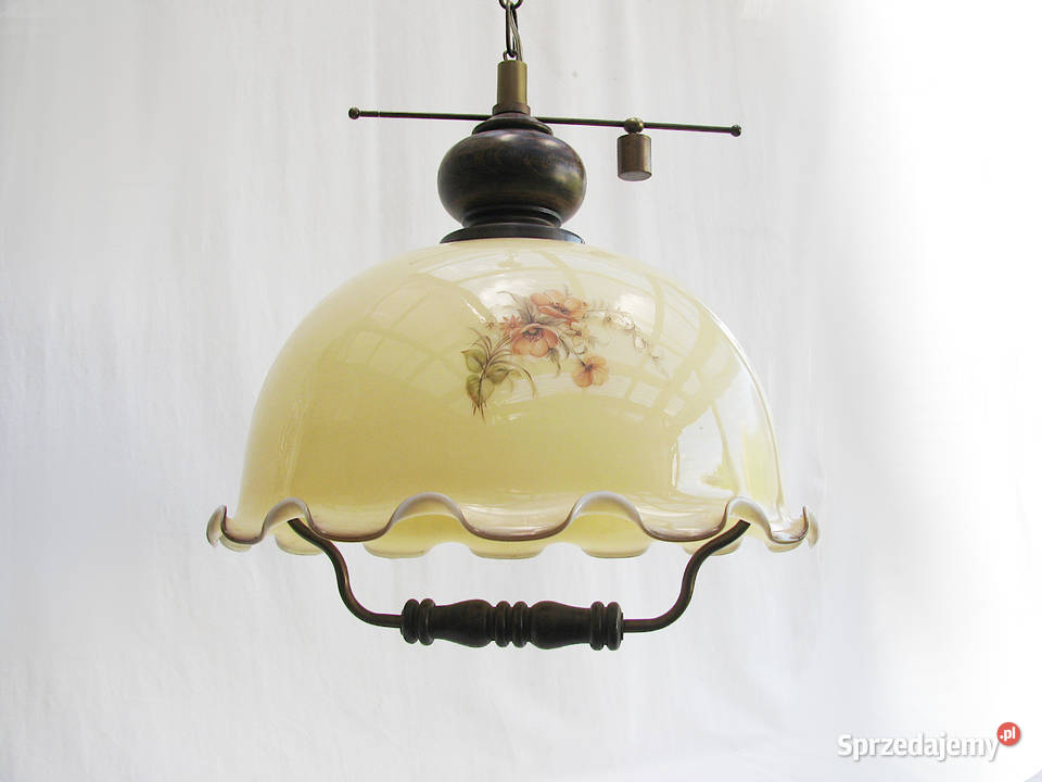 Lampa wisząca falbanka kuchnia