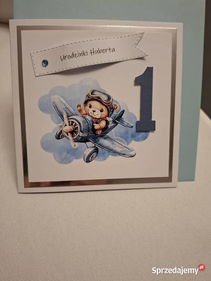 Kartka z okazji 1 urodzin w kopercie Strzebiń