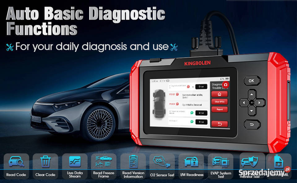 Interfejs skaner diagnostyczny KINGBOLEN S800 Wrocław