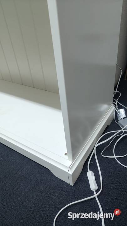 Regał IKEA Liatorp biały oświetlenie Warszawa sprzedam