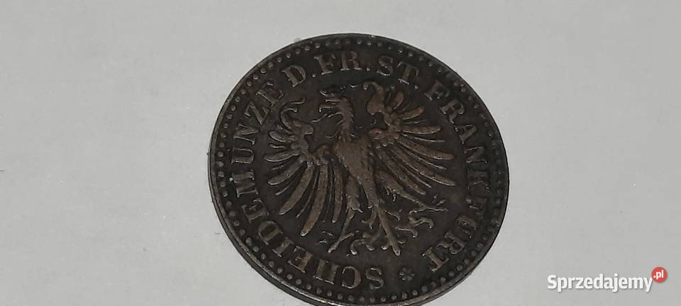 moneta Frankfurt 1 halerz 1865 Warszawa sprzedam
