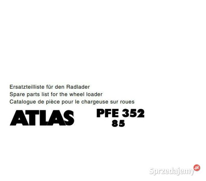 ATLAS AR85 katalog części wysyłka Kielce sprzedam