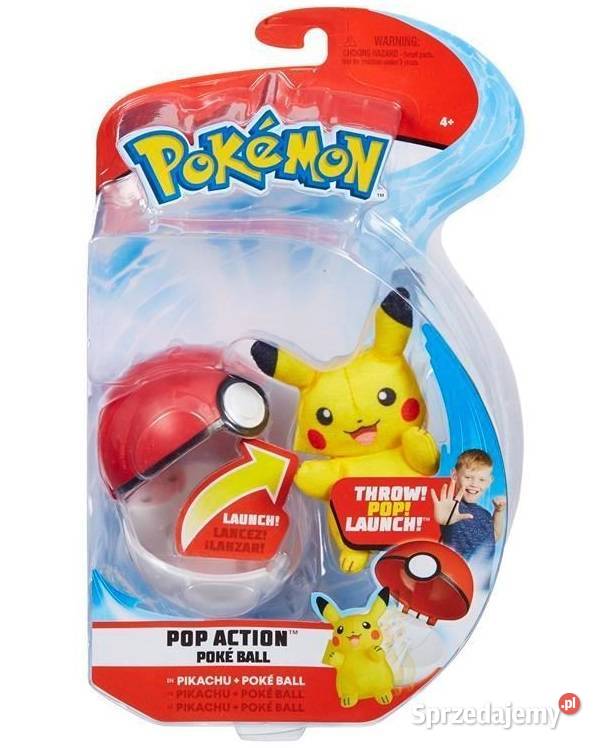 Wyskakujący Pikachu Pokemon Poke Ball Pop Action Mogilany sprzedam