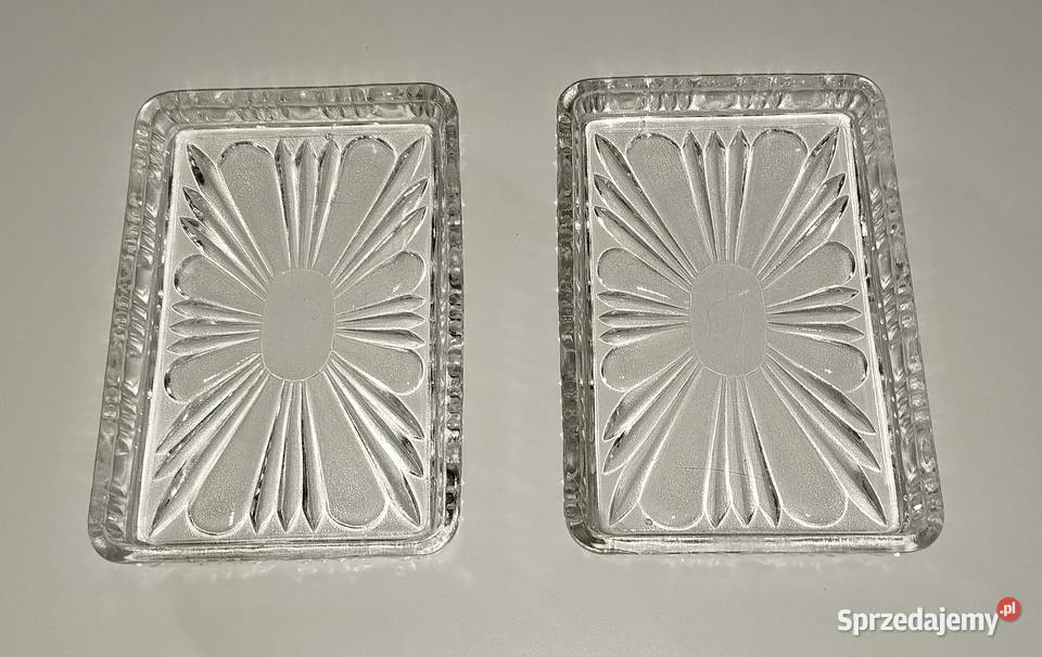 Szklane półmiski i podstawki Warszawa sprzedam