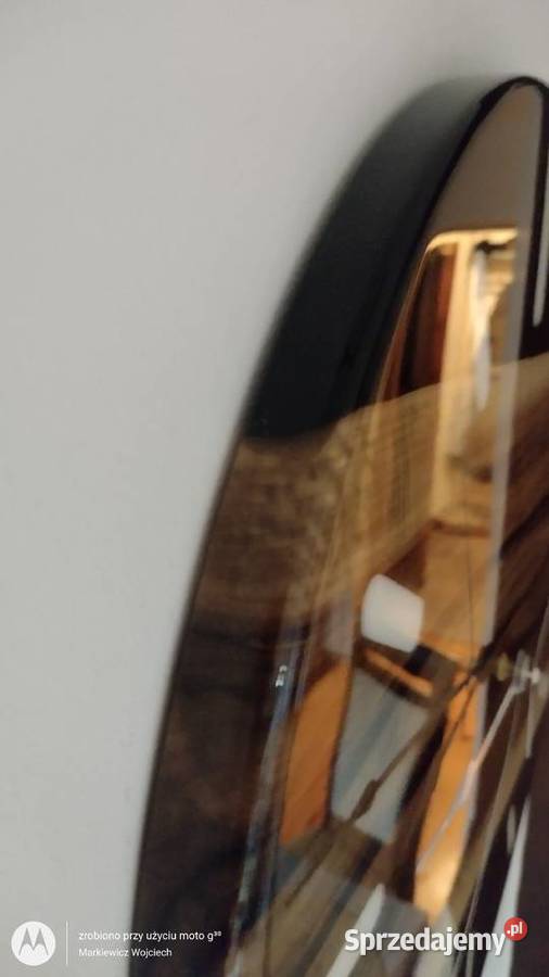 Zegar rękodzieło Drewno z żywicą lubelskie