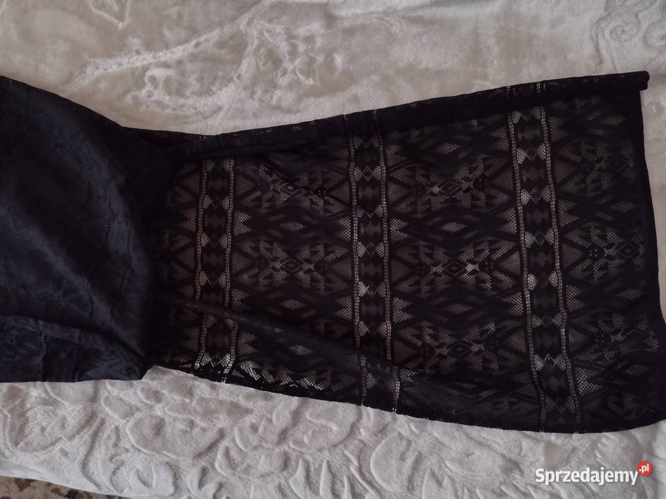 XXS32 RIVER ISLANDCzarnadługa sukienka Kraków