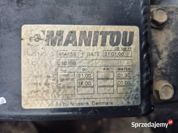 Chłodnica MANITOU MT 1740 sprzedam