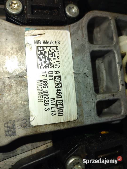 Mercedes g klasa 4634606400 sterowanie kolumny terenowe małopolskie Kocmyrzów