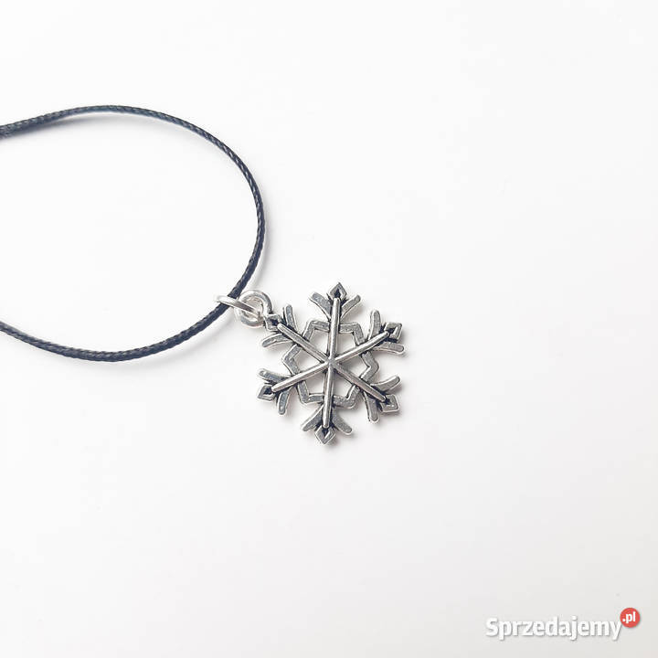 Wisiorek świąteczny zimowy śnieżynka średnica 17 Warszawa