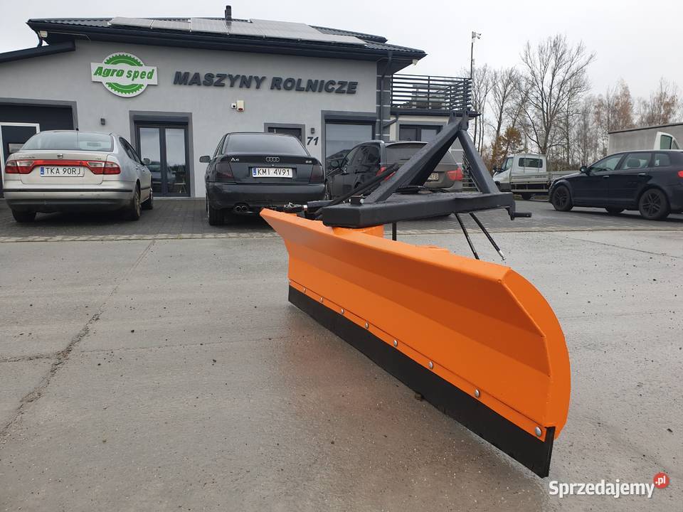 Pług do śniegu na tyłOBROTOWY 360 stopni do nieuszkodzony Mszana Dolna sprzedam