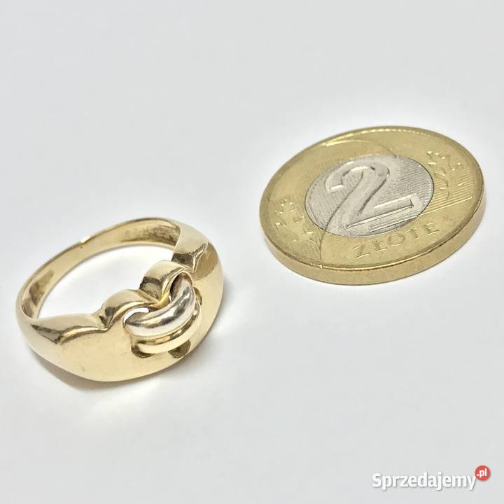 Złoty PIERŚCIONEK 14K ORYGINALNY wzór r9 Warszawa