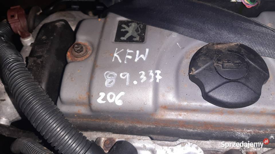 silnik kompletny KFW 89 Peugeot 206 partner dolnośląskie Dębno