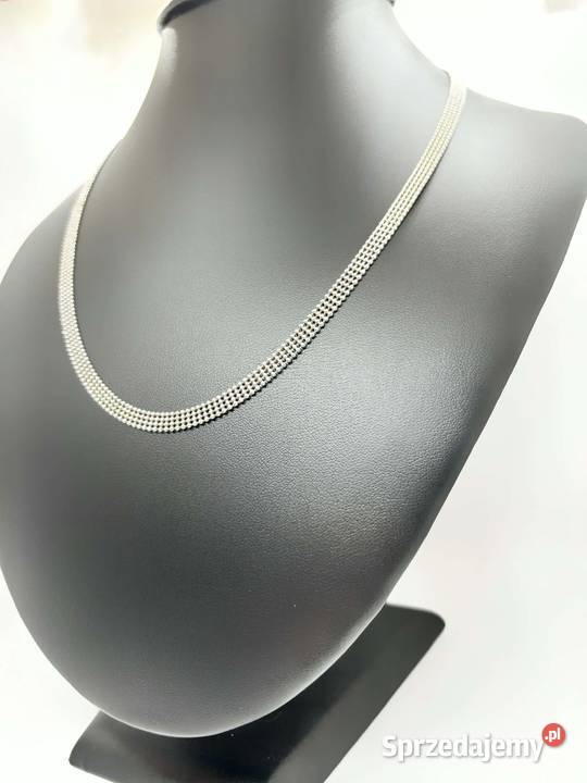 Srebrny łańcuszek pr 925 802g Długość 46 Elbląg