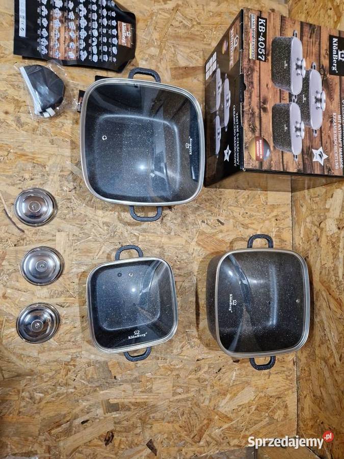 Zestaw garnków KLONBERG ceramiczne 6 el Głogowa