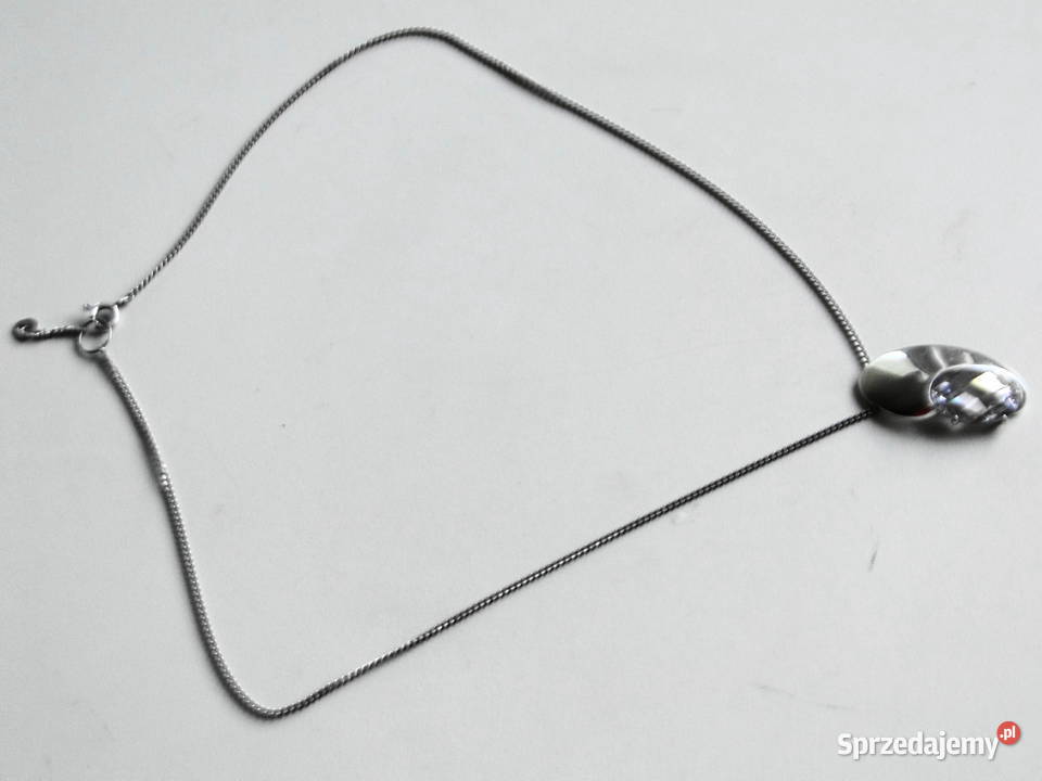 Nietuzinkowy wisiorek na łańcuszku srebro 925 2 Naszyjniki Warszawa sprzedam