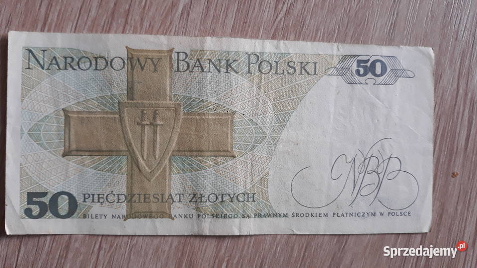 50 złotych 1 XII 1988 r seria HF Konin
