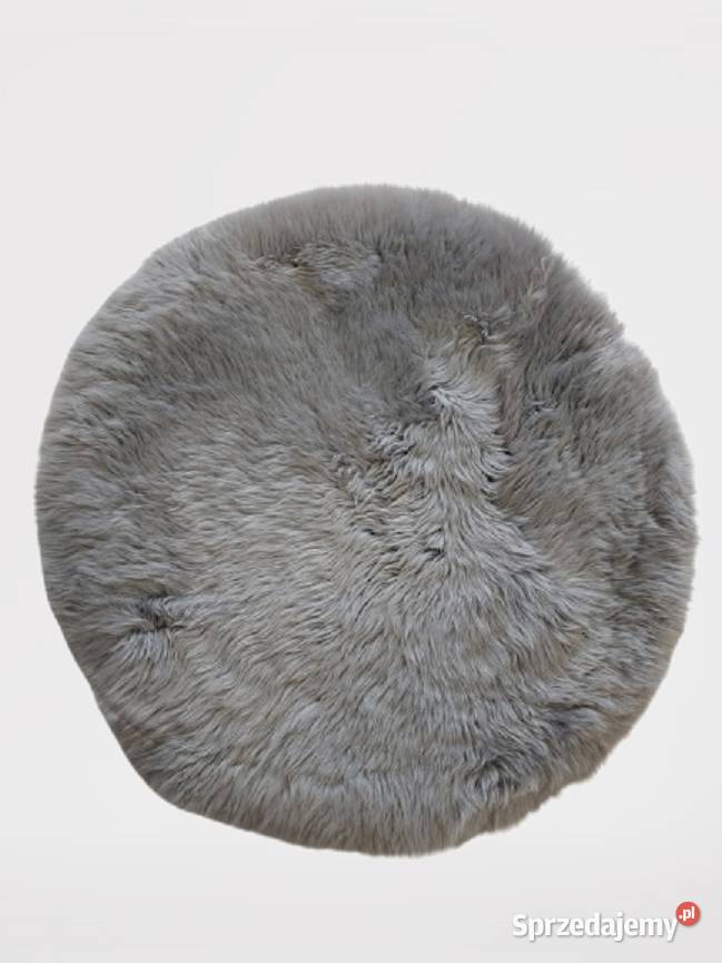 Dywanik Koło Skóra Owcza Naturalna 14 Kolorów Szaflary