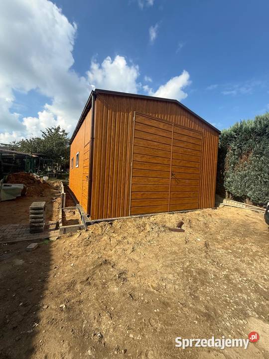 hala blaszana garaż blaszany 7x12 producent 12x6 podkarpackie