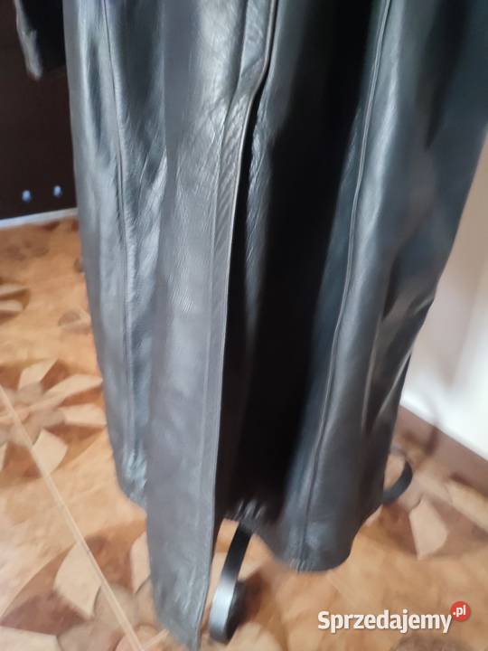 Niemiecki skórzany płaszcz oficerski z czasów ll Antyki, Sztuka, Kolekcje Dulcza Wielka