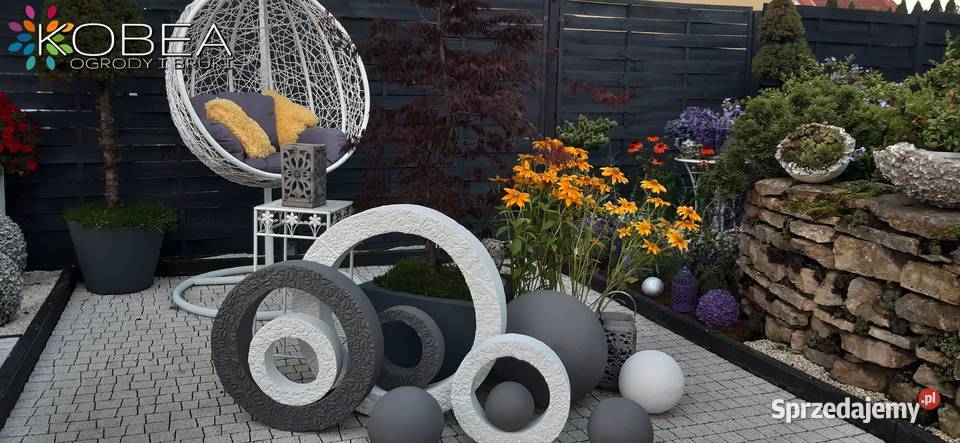 Kula betonowa 40 dekoracja ogrodu ozdoby Architektura ogrodowa śląskie Jaworze