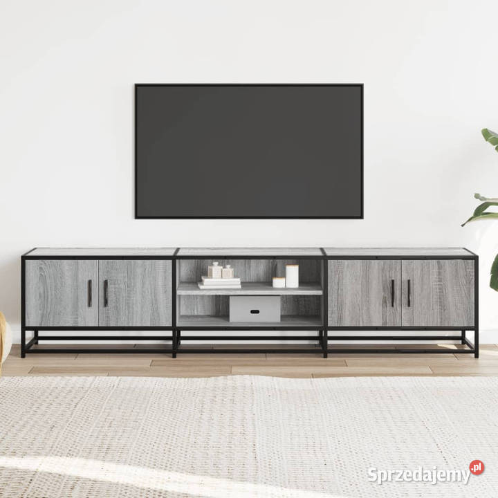 Szafka pod telewizor szary dąb sonoma 180x35x41 Warszawa sprzedam